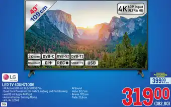 Metro LG Led TV 43UN71006 Angebot