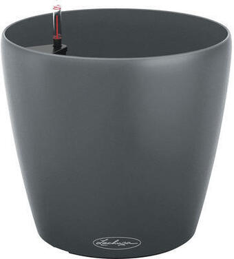 Hornbach Pflanztopf lechuza classico eco aus 100 % recycling-kunststoff ø 28 cm grau inkl. erdbewässerungssystem Angebot