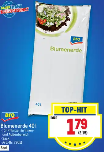 Metro Aro Blumenerde 401 Angebot