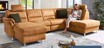 Polstermöbel Fischer Wohnlandschaft stoff Angebot