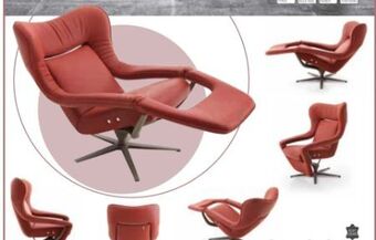 Polstermöbel Fischer Relaxsessel leder Angebot