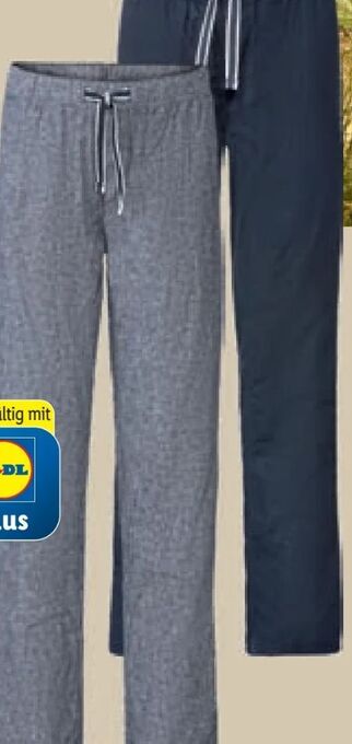 Lidl Herren leinen-hose Angebot