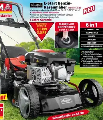 Norma E-start benzin-rasenmäher ms150-42e se Angebot