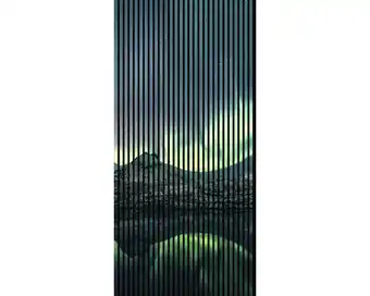 Hornbach Akustikpaneel digital bedruckt nordlichter 1 1133x19x2400 mm set = 2 einzelpanee Angebot