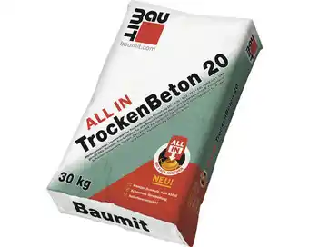 Trockenbeton baumit all in 20 30 kg
