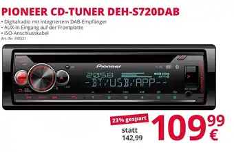 A.T.U. Pioneer Cd-Tuner Deh-S720Dab Art.-Nr.Pio321 Angebot
