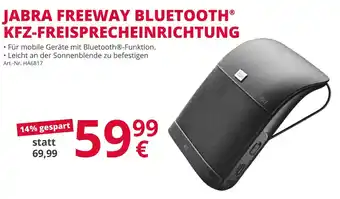 A.T.U. Jabra Freeway Bluetooth Kfz-Freisprecheinrichtung Art.-Nr.Ha6817 Angebot