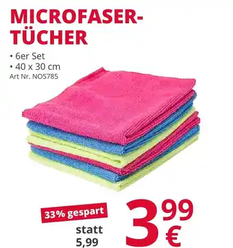 A.T.U. Microfaser- Tücher 6er Set 40x30cm Angebot