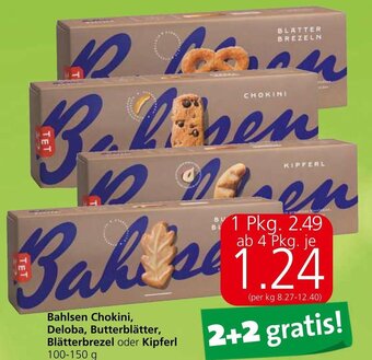 Spar Bahlsen Chokini, Deloba, Butterblätter, Blätterbrezel oder Kipferl 100-150 g Angebot