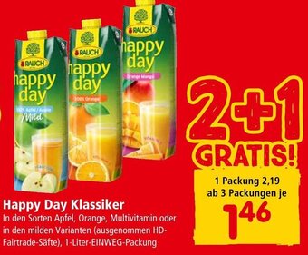 Interspar Happy Day Klassiker 1-Liter-EINWEG-Packung Angebot