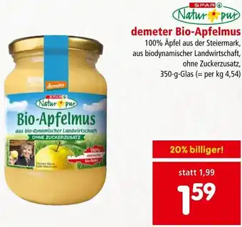 Interspar demeter Bio-Apfelmus 350 g Angebot