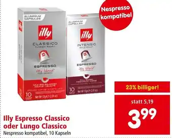 Interspar Illy Espresso Classico oder Lungo Classico Nespresso kompatibel, 10 Kapseln Angebot