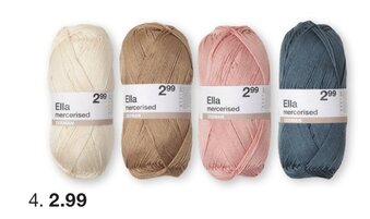 Zeeman Ella Strickgarn aus Bio-Baumwolle 100g Angebot