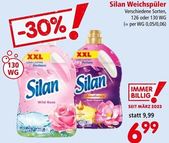 Interspar Silan Weichspüler Verschiedene Sorten, 126 oder 130 WG) Angebot