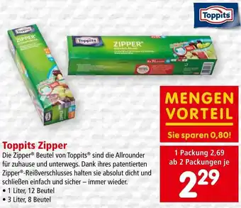 Interspar Toppits Zipper Angebot