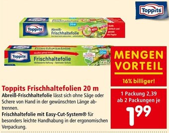 Interspar Toppits Frischhaltefolien 20 m Angebot