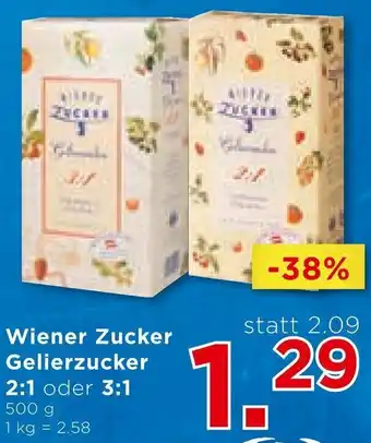 Unimarkt Wiener Zucker Gelierzucker 2:1 oder 3:1 500 g Angebot