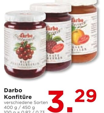 Unimarkt Darbo Konfitüre verschiedene Sorten 400 g / 450 g Angebot