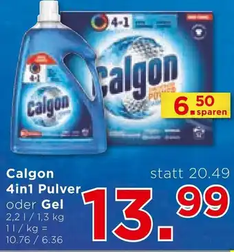 Unimarkt Calgon 4in1 Pulver, oder Gel 1 L/kg Angebot