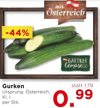 Unimarkt Gurken Ursprung: Österreich, KI. I per Stk. Angebot