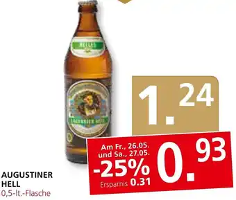 SPAR Gourmet AUGUSTINER HELL 0,5-lt.-Flasche Angebot