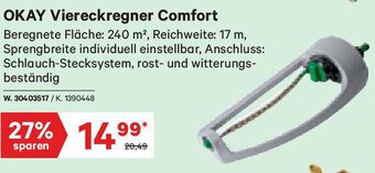 Lagerhaus OKAY Viereckregner Comfort Angebot