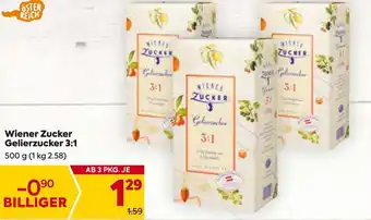 Billa Wiener Zucker Gelierzucker 3:1 500 g Angebot