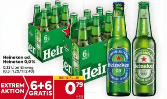 Billa Heineken od. Heineken 0,0% Angebot