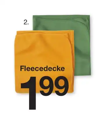 Zeeman Fleecedecke 75x80 cm Angebot