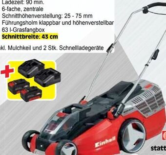 Zgonc Akku-rasenmäher ge-cm 43 li m set Angebot
