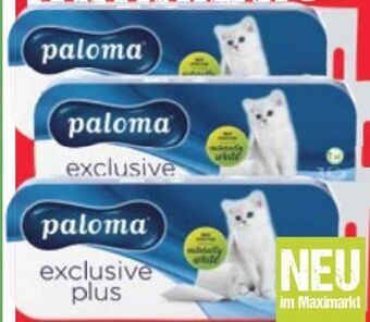 Maximarkt Toilettenpapier exclusive plus Angebot