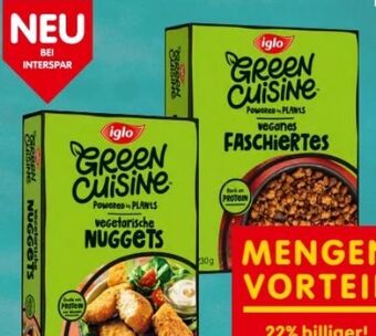 Interspar Green cuisine Angebot