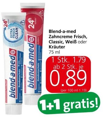 Spar Zahncreme classic Angebot