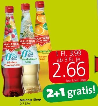 Spar Sirup Angebot