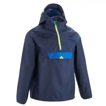 Decathlon Regenjacke kurzreisverschluss kinder - mh100 blau Angebot