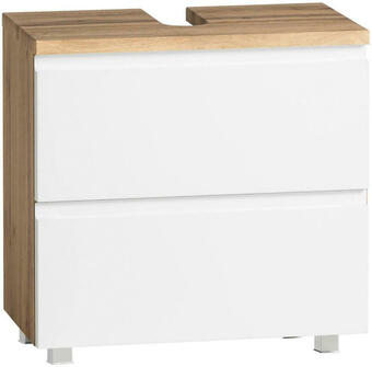 Möbelix Waschbeckenunterschrank varese b: 60 cm wotaneiche dekor/weiß Angebot