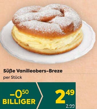Billa Süße Vanilleobers-Breze per Stück Angebot