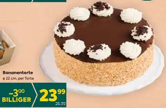 Billa Bananentorte Ø 22 cm, per Torte Angebot