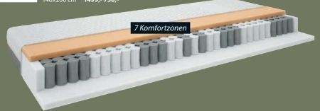 Dänisches Bettenlager Taschenfederkernmatratze s200 Angebot