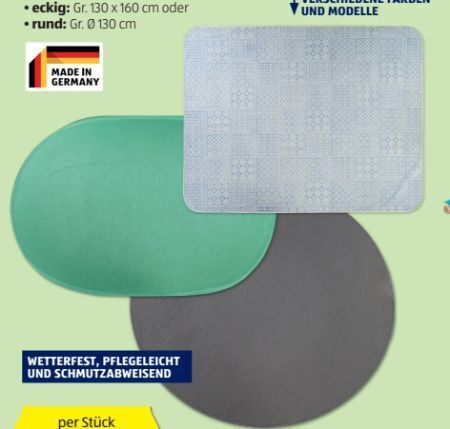 Hofer Gartentischdecke Angebot