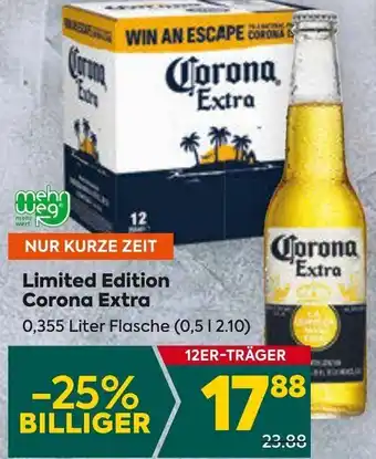 Billa Limited Edition Corona Extra 0,355 Liter Flasche Angebot