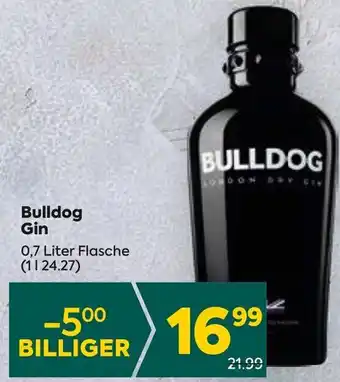 Billa Bulldog Gin 0,7 Liter Flasche Angebot