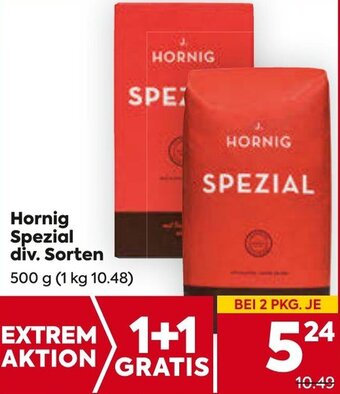 Billa Hornig Spezial div. Sorten 500 g Angebot
