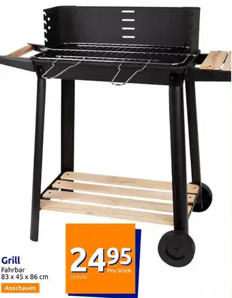 Action Grill Fahrbar 83x45x86 cm Pro Stück Angebot