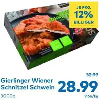 T&G Gierlinger Wiener Schnitzel Schwein 3000 g Angebot