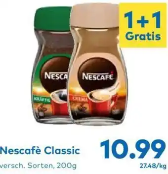 T&G Nescafè Classic versch. Sorten, 200g Angebot