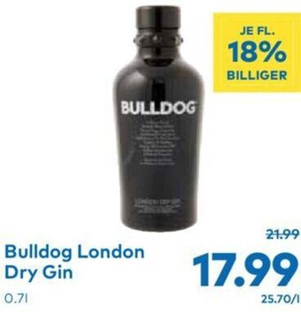 T&G Bulldog London Dry Gin 0.7L Angebot