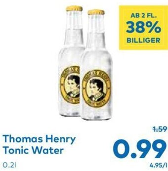 T&G Thomas Henry Tonic Water 0.2L Angebot