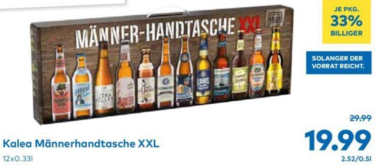 T&G Kalea Männerhandtasche XXL 12x0.33L Angebot
