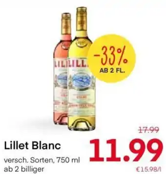 MPreis Lillet Blanc versch. Sorten, 750 ml Angebot